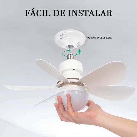 Ventilador de teto com LED imagem 5