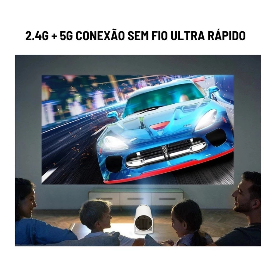 Wi-Fi Dual-Band 2.4G + 5G para streaming sem travar