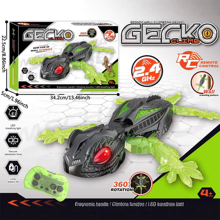 Especificações do lagarto Gecko