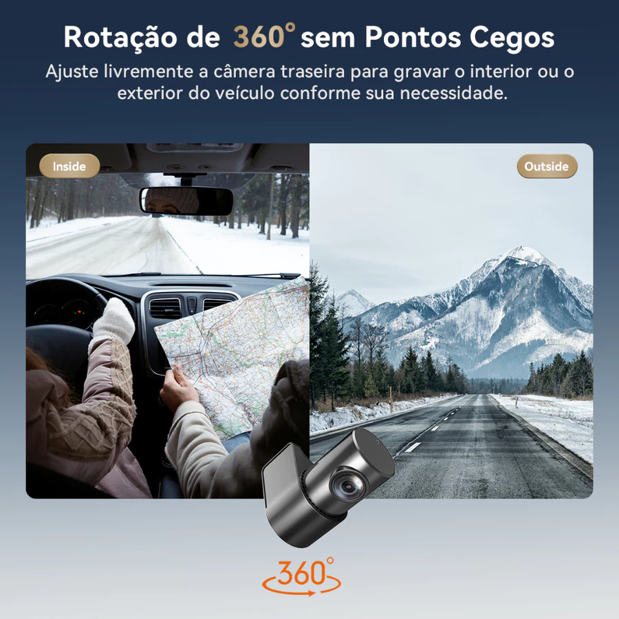 Câmera veicular DDPAI N1 Dual imagem 6