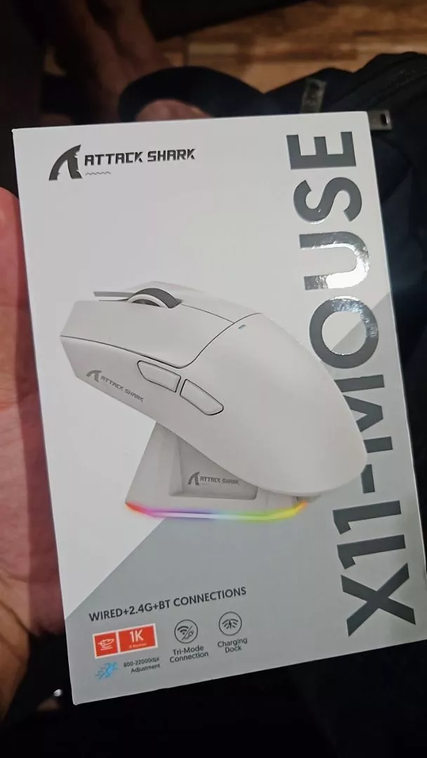 Foto do Attack Shark X11 enviada por Felipe C.