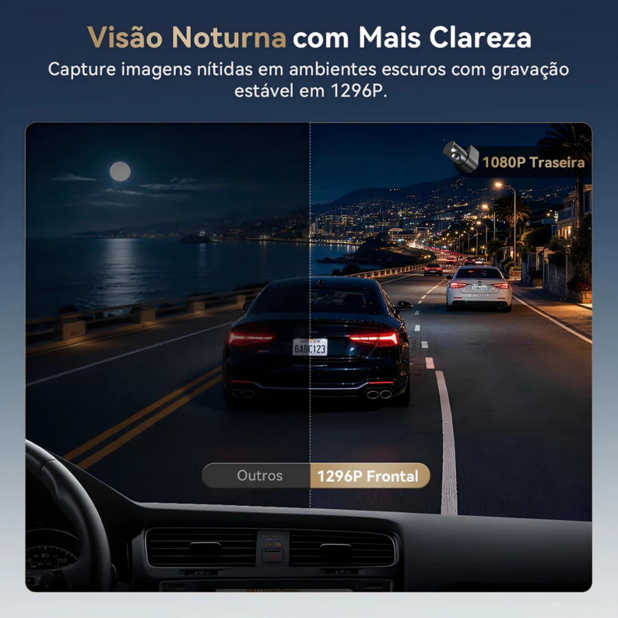 Câmera veicular DDPAI N1 Dual imagem 4