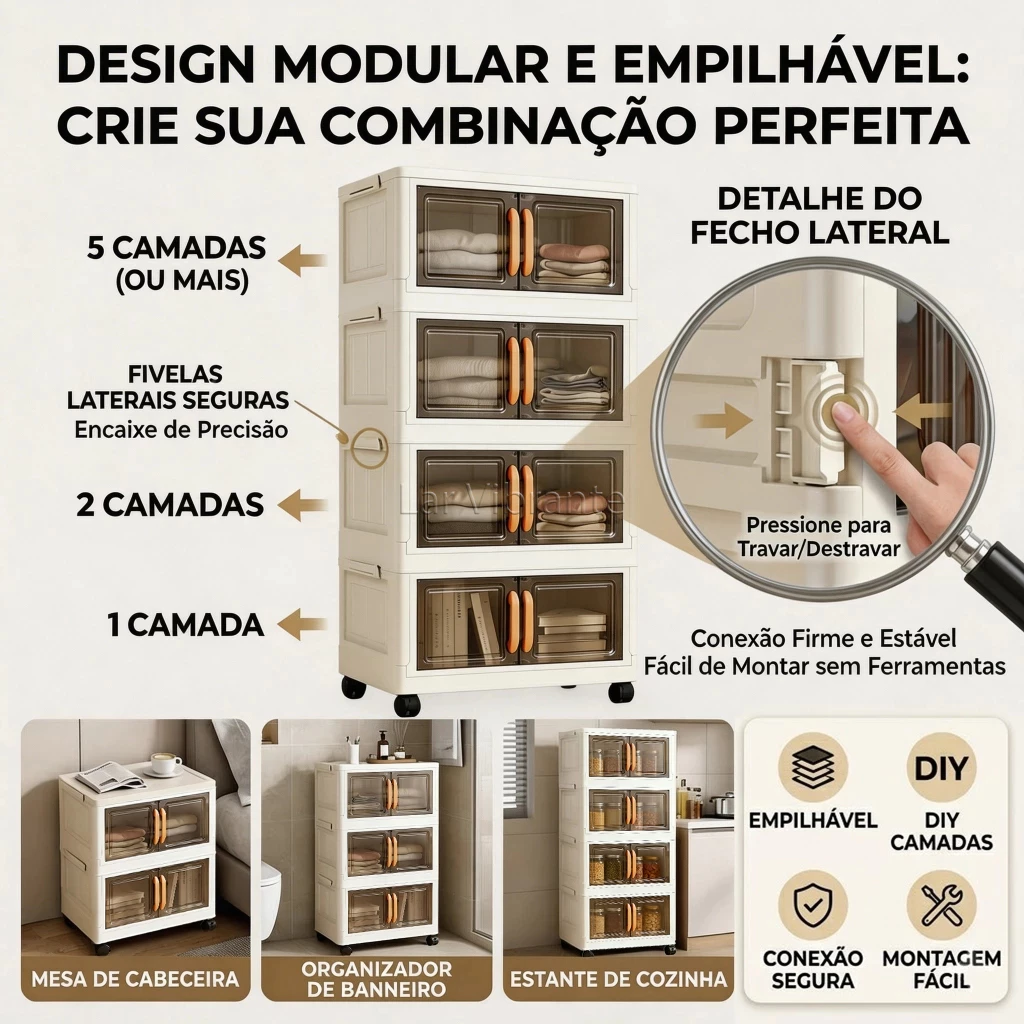 Armário organizador modular imagem 7