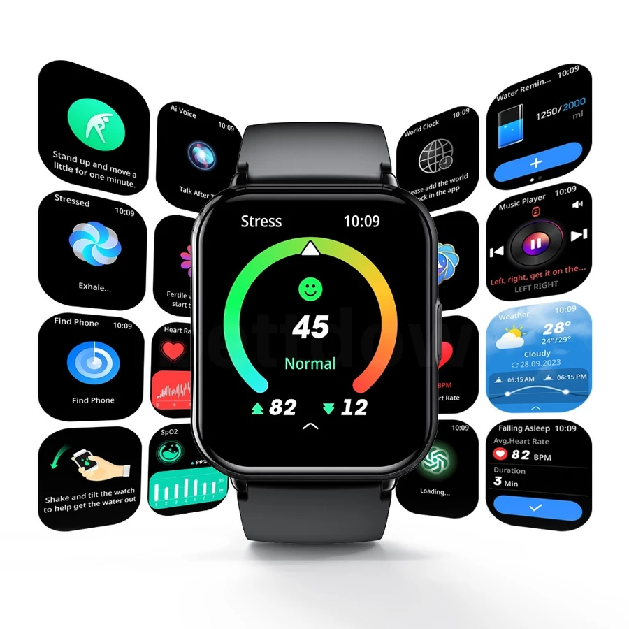 Smartwatch FB059 · Tela Cheia · IP68 · 120 Modos Esportivos