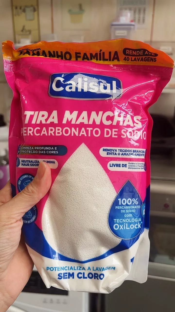 Foto de cliente do Tira Manchas Percarbonato de Sódio Calisul 10