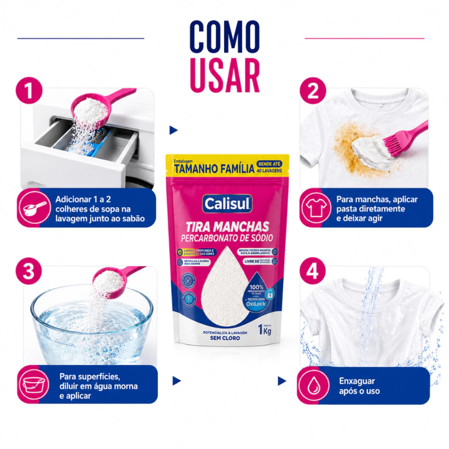 Percarbonato de sódio Calisul — imagem 7