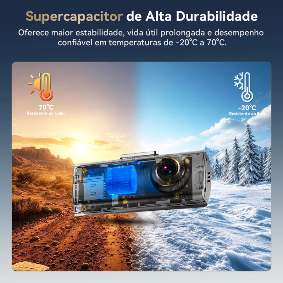 Câmera veicular DDPAI N1 Dual imagem 5