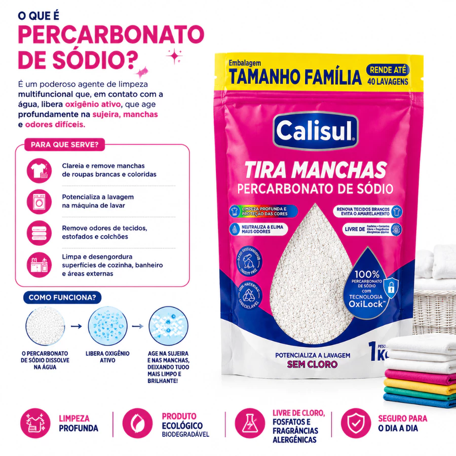 Percarbonato de sódio Calisul — imagem 2