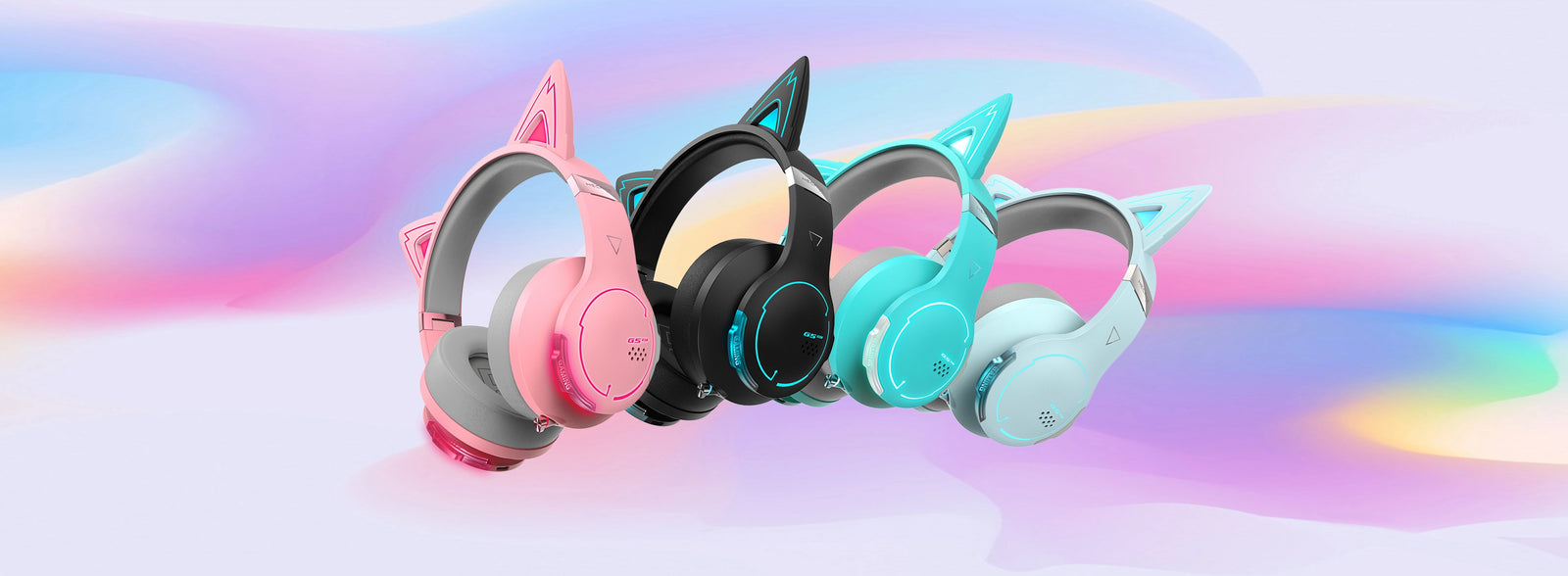 Detalhe do headset gamer G5BT Cat