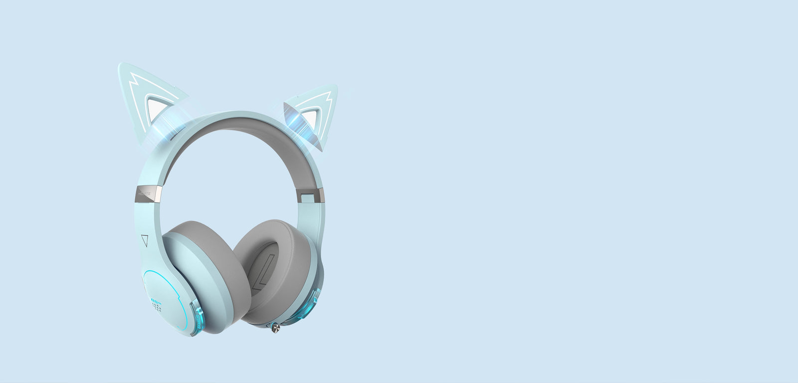 Detalhe do headset gamer G5BT Cat