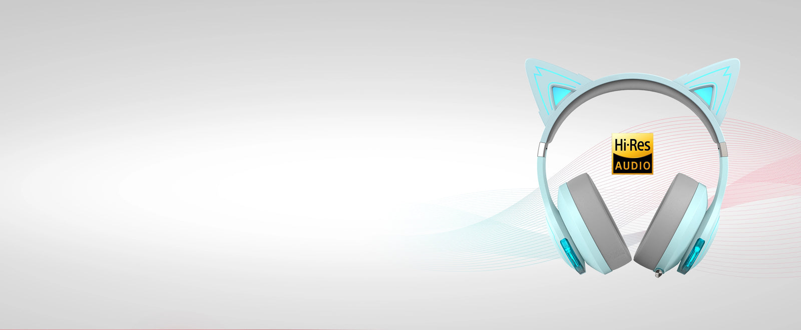 Detalhe do headset gamer G5BT Cat